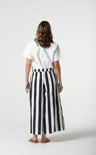 GC White Ruffle shirt