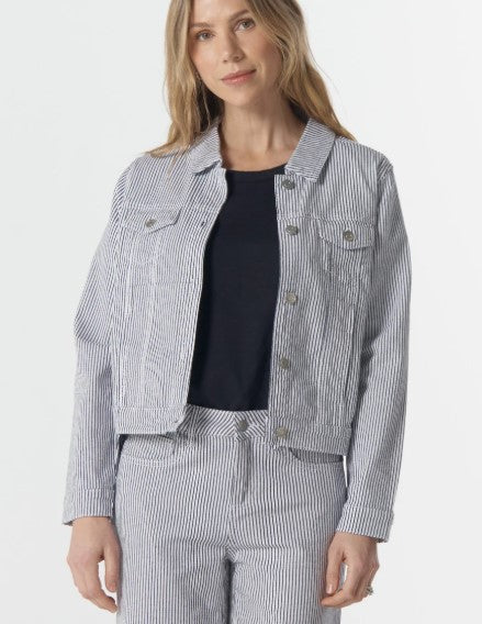 GC Navy stripe denim Jacket