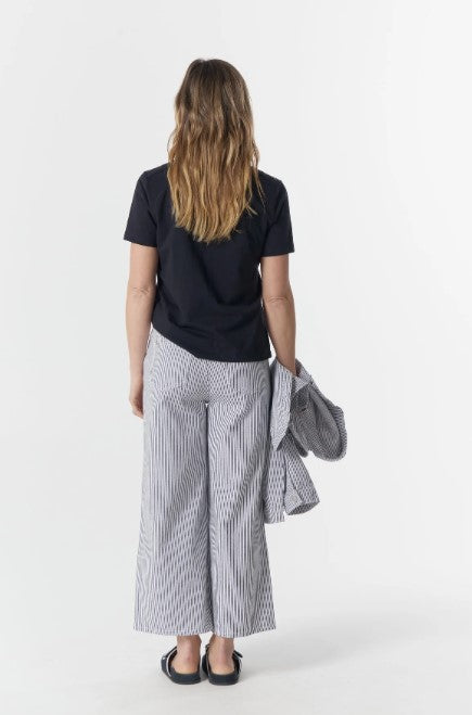 GC Cotton Stripe Navy pants