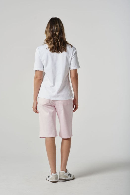 GC Pink mid lenght cotton shorts