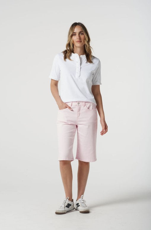 GC Pink mid lenght cotton shorts