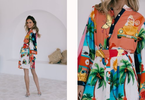 JG Tropiciana short dress