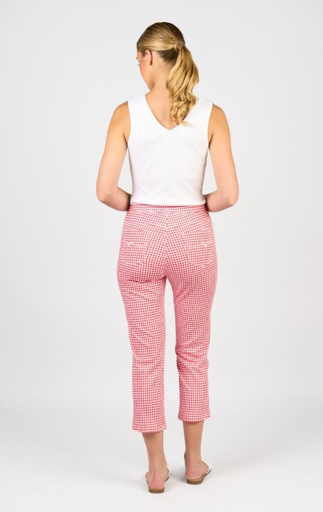 Lightweight Red ginghan Pants