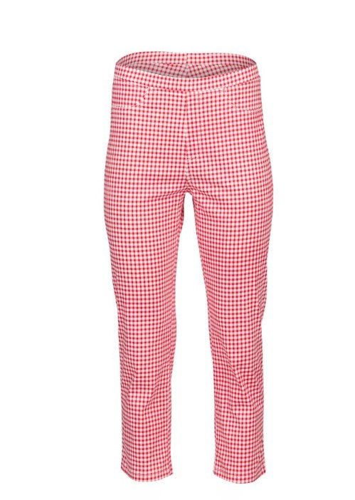 Lightweight Red ginghan Pants
