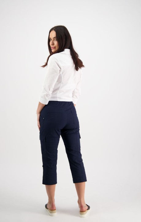 Vassalli pull-on Cargo Navy Shorts