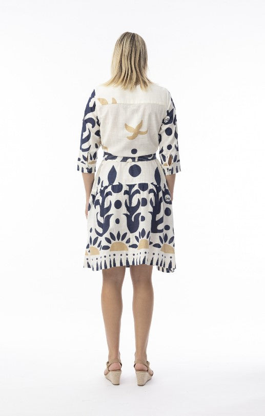 Nazca Tie waist dress