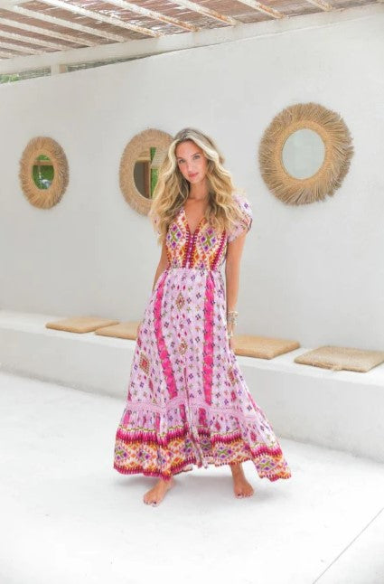 LOST TRIBE Print Carmen Maxi