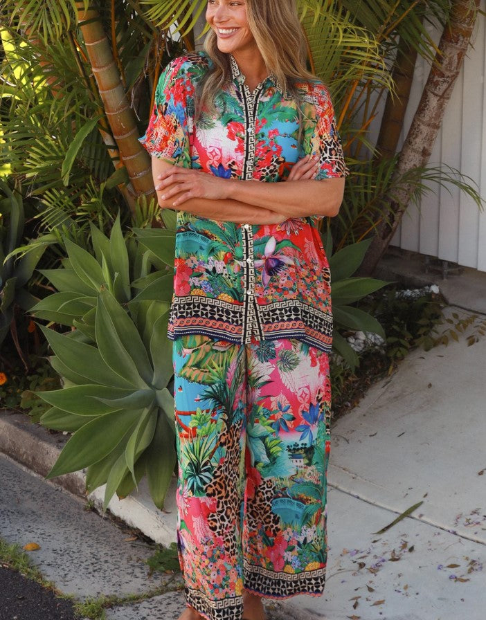 Resort Forest Blouse