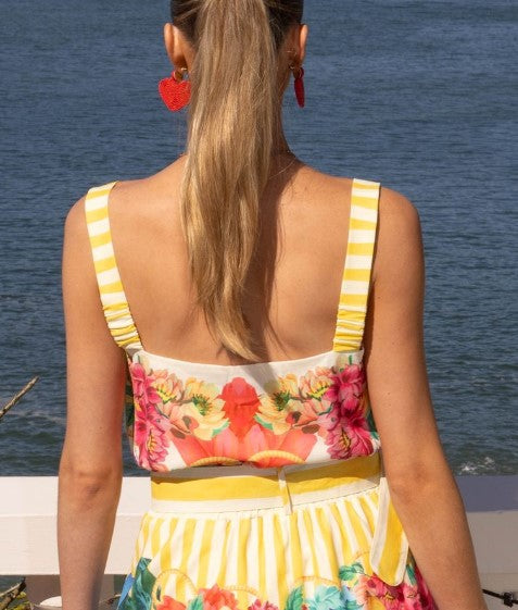 Longline lemon Postiano Top