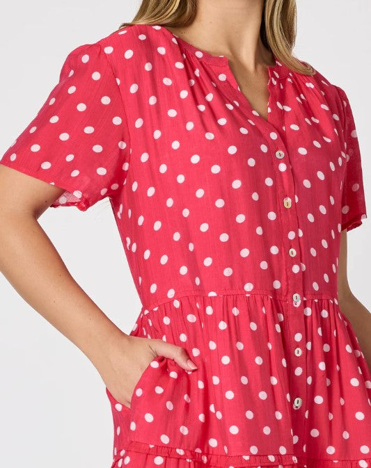 GS Red Poker French dress