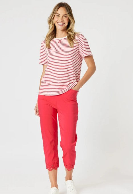 GS Fleur Red pants