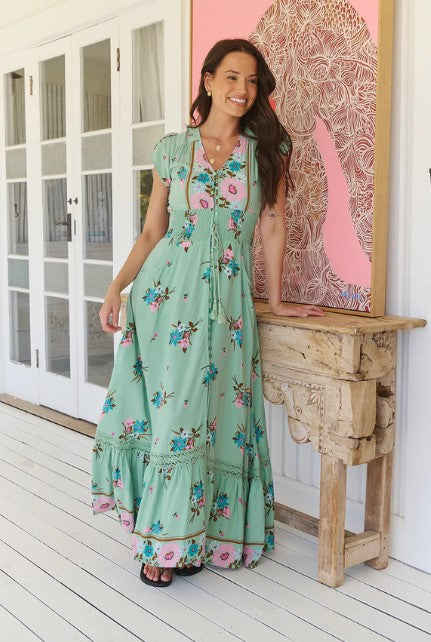 Romi Maxi Maribel Print Plus dress