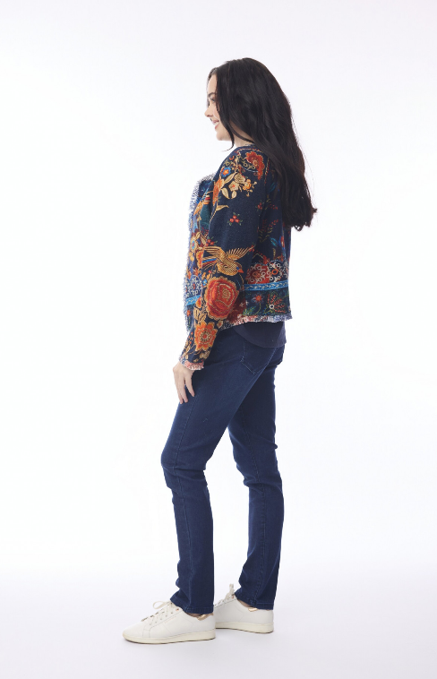 Oreintique Navy/orange jacket