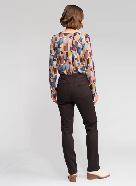 Bay Pull on Chocolate Pull on Pants