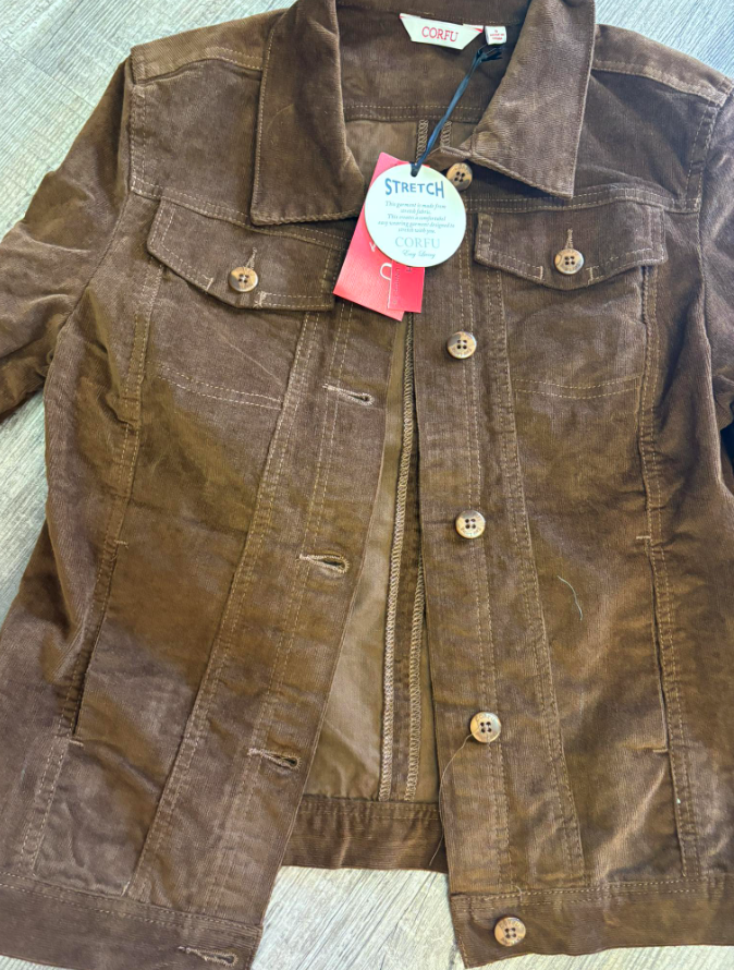 Corfu Dark Walnut Cord jacket