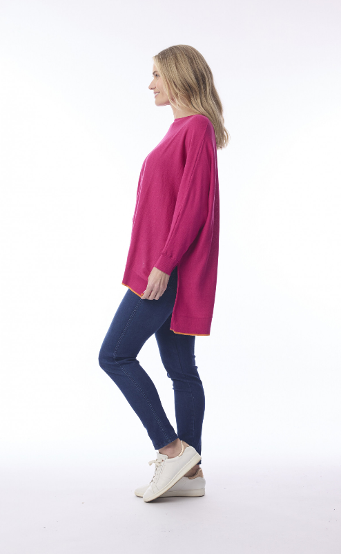 Hot pink Oversize knit
