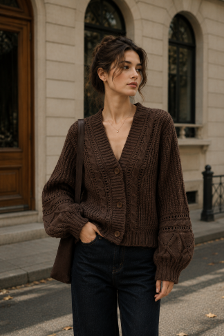 Chocolate Cardigan