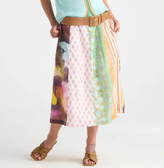 ZP Pattern Clash Skirt