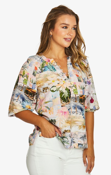 Poolside Glamour Top