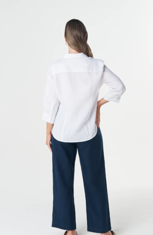 GC White Frilly shirt