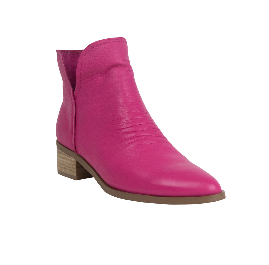 Isabella Beck Fuschia Ankle Boot