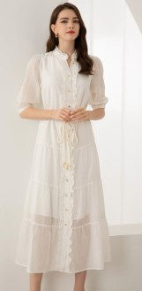 Lucienne silk dress