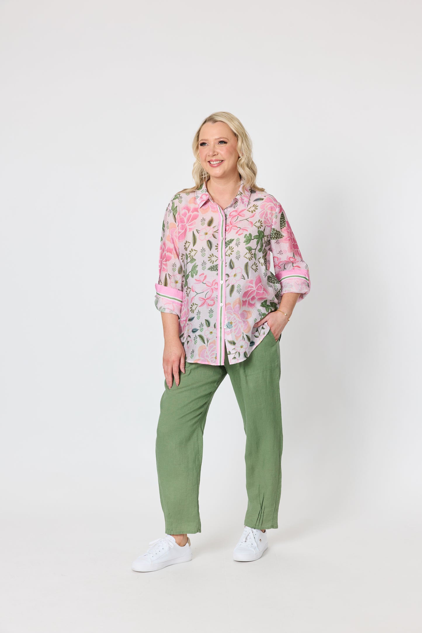 GS Oasis Pink Blouse
