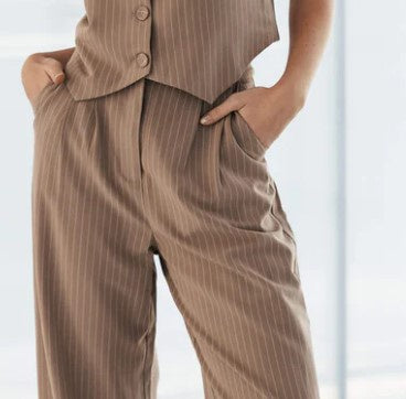 Pinstripe natural Pants