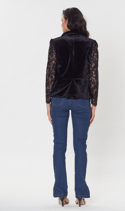 Black Velvet look Jacket