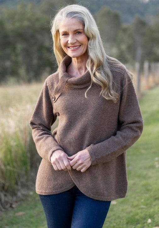 Lambswool Mocha jumper