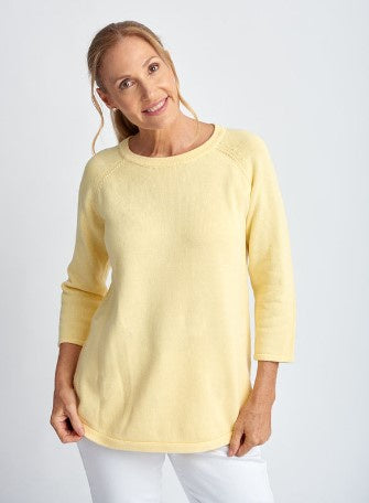 Lemon Raglan sweater