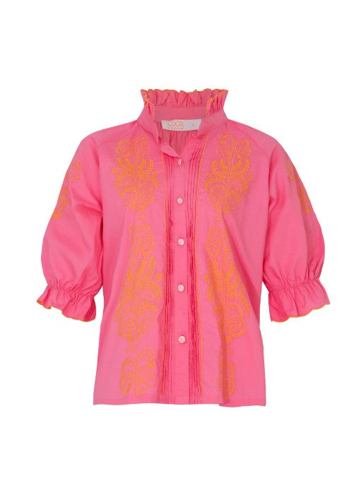 Stitch control Pink Blouse