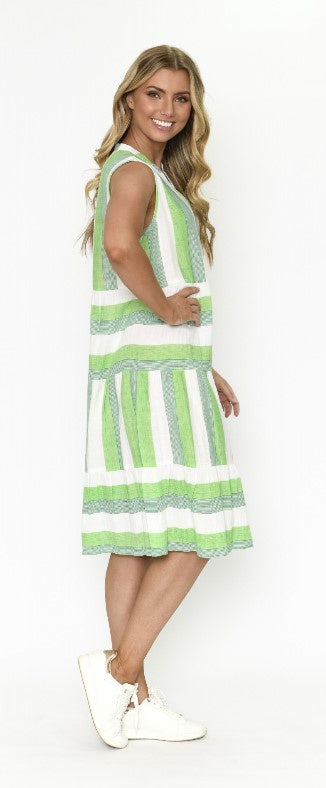 Lily dress lime