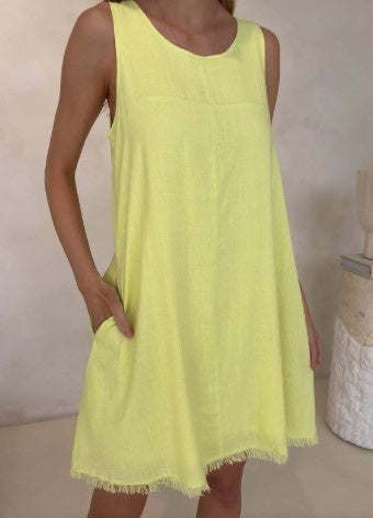 LIME LEMON FREYA DRESS