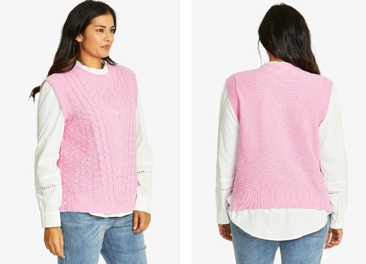 Seraphina Vest Pink