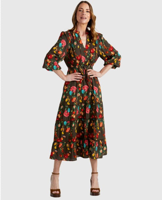 Guadalupe choc dress