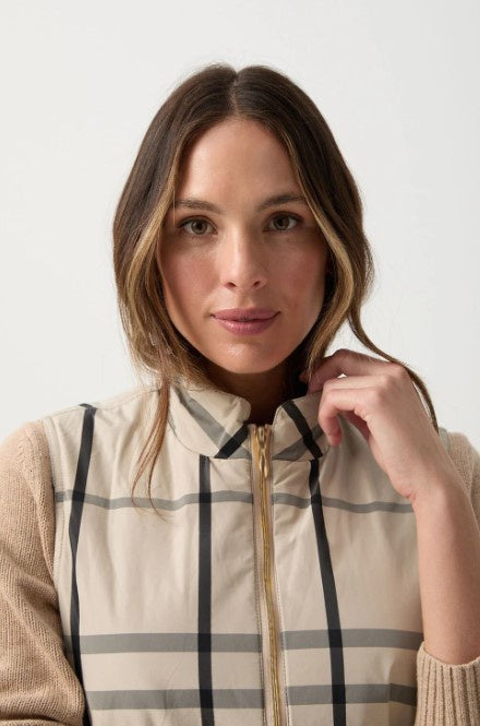 GC BEIGE Check Vest