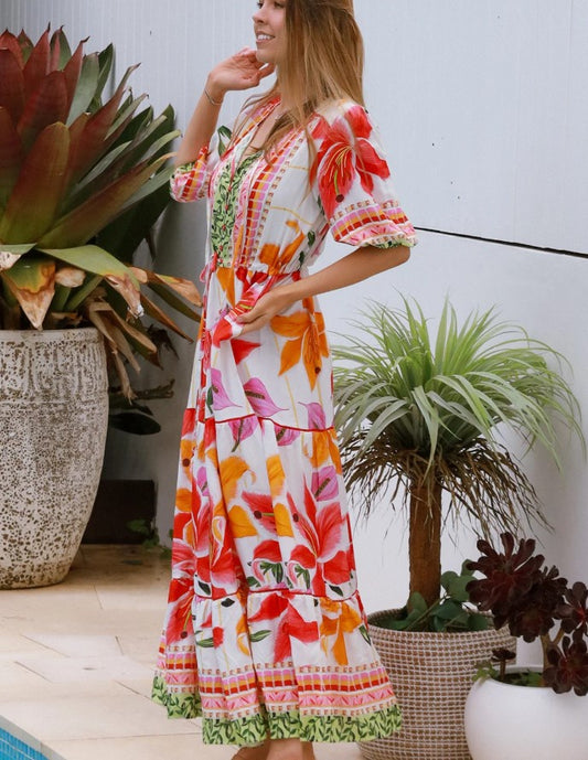 Monica Red Maxi