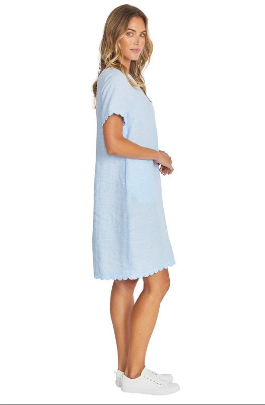Amalfi Linen Baby Blue dress
