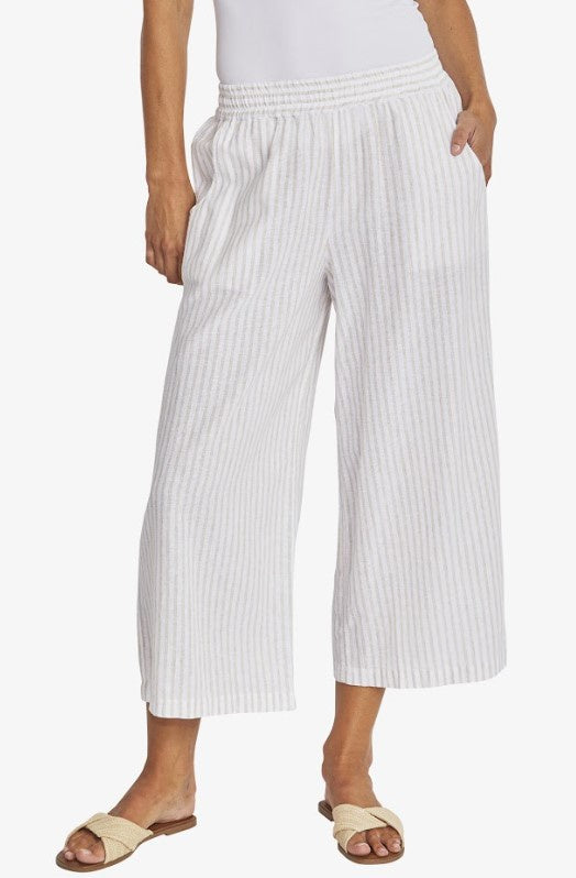 Tamara Natural Stripe linen Pants
