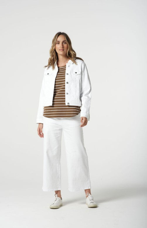 GC White denim jacket