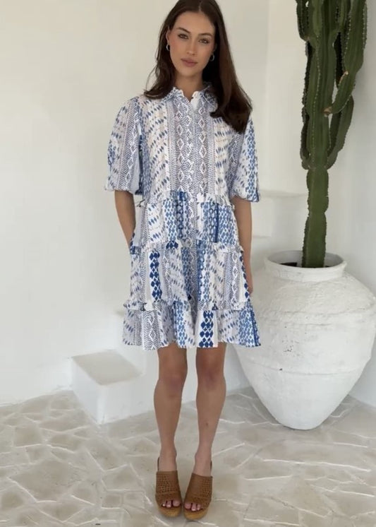 JG Blue Flicker dress