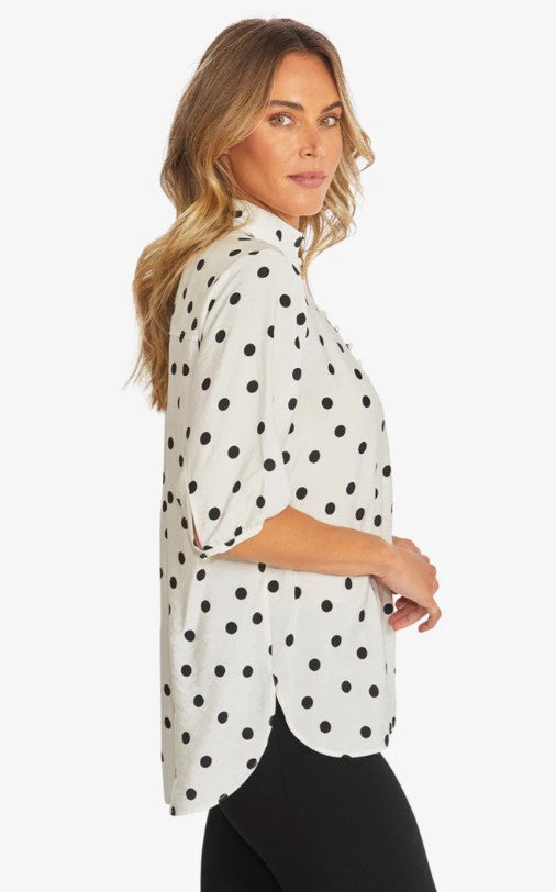 Pamela spotted blouse
