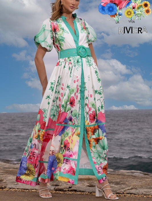 Maxi Floral Flower dress