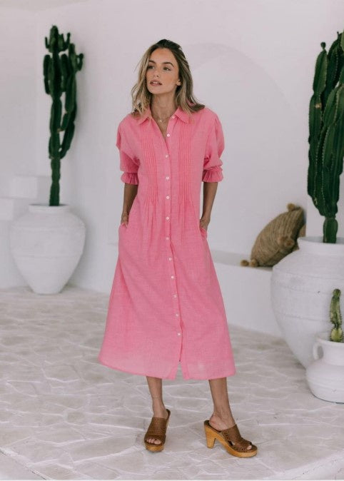 Pink Cotton dress