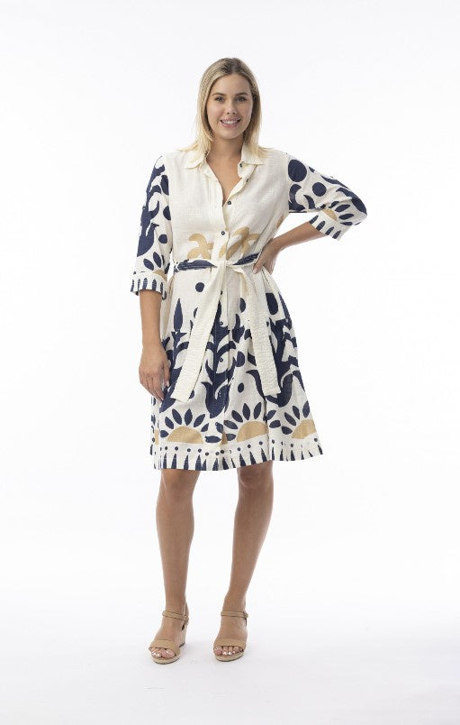 Nazca Tie waist dress
