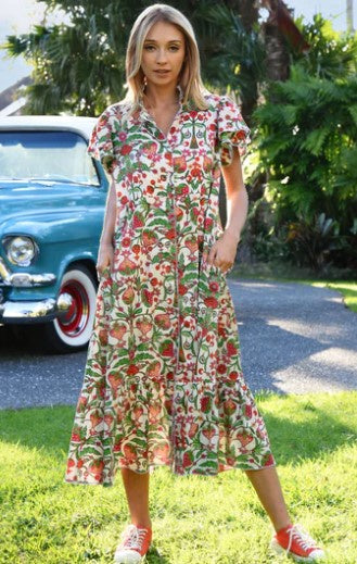 Little Flair Berry good dress