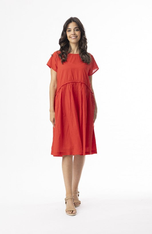 Cotton Essential Red dress