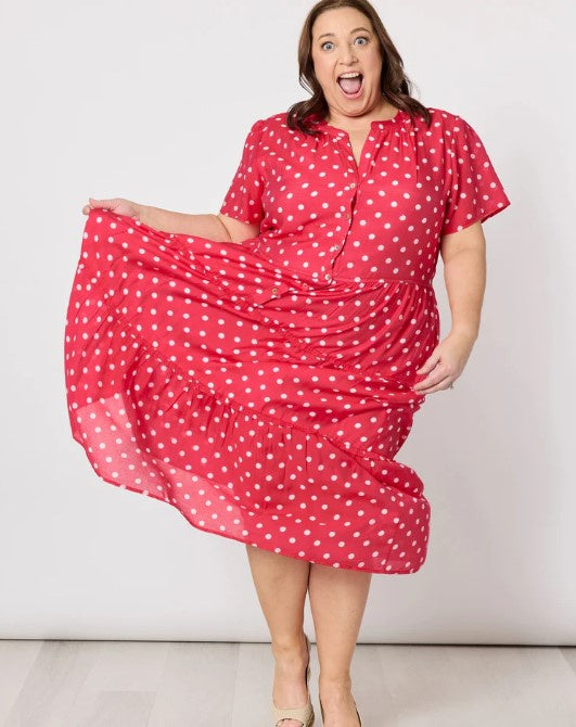 GS Red Poker French dress