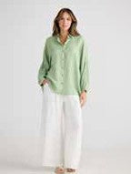 Sage Linen Milano shirt